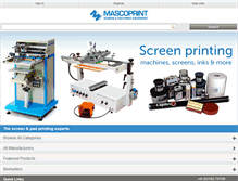 Tablet Screenshot of mascoprint.co.uk